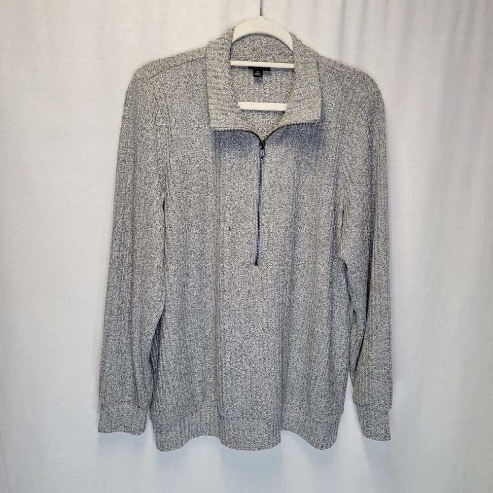 Torrid Women's Size 1 Pullover 1/2 Zip Gray